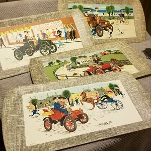 Mid-century Kentley snack tray set